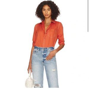 Free People Power Move Bodysuit Tiger Red